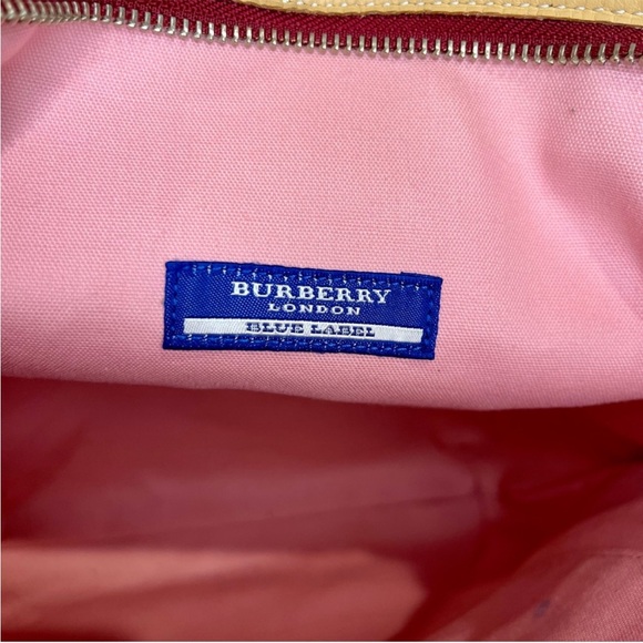 Burberry Pink Nova Check Canvas Crossbody Shoulder Bag - Picture 12 of 12